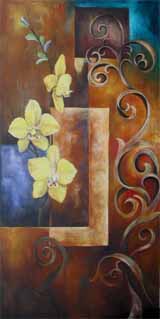 Orqudeas - 50 x 100 - Tc Mista